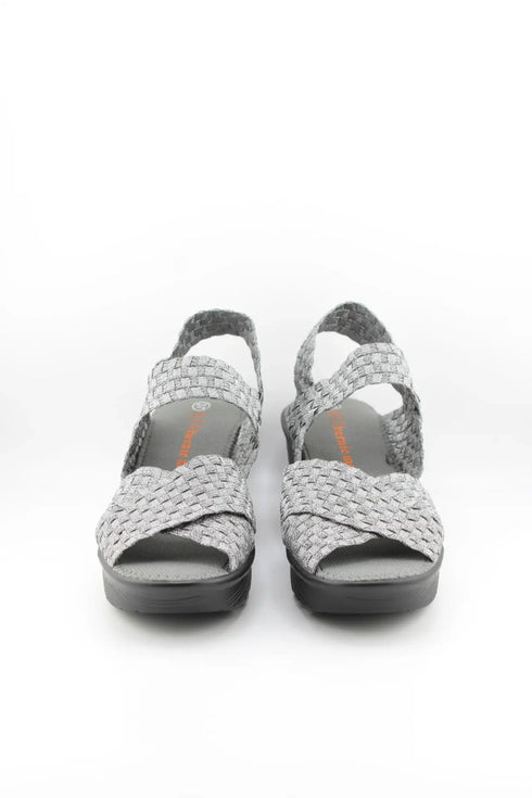 Bernie Mev Woven Platform Slingback Sandal